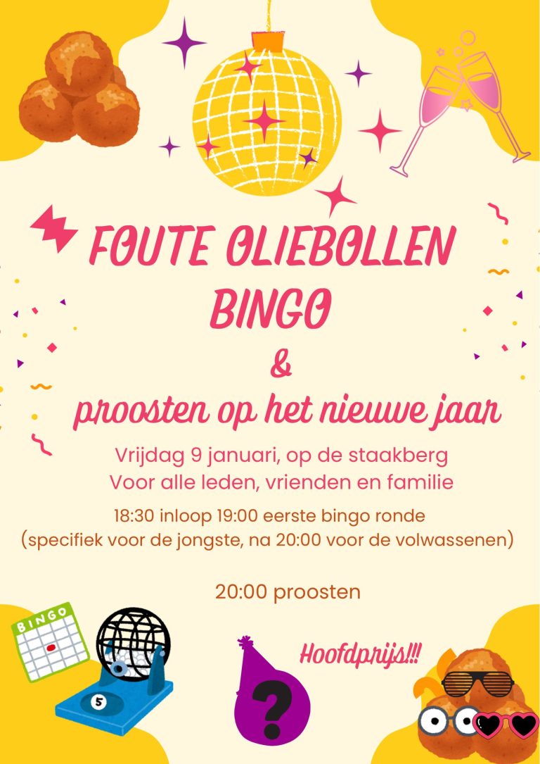 Foute oliebollen bingo